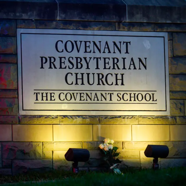 A view of the entrance of Covenant School