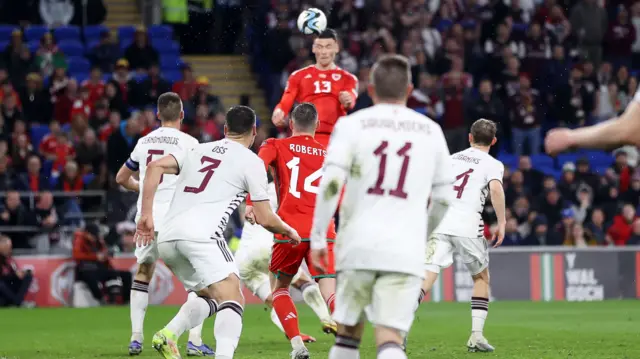 Kieffer Moore's match-winning header