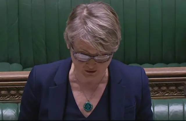 Yvette Cooper at House of Commons