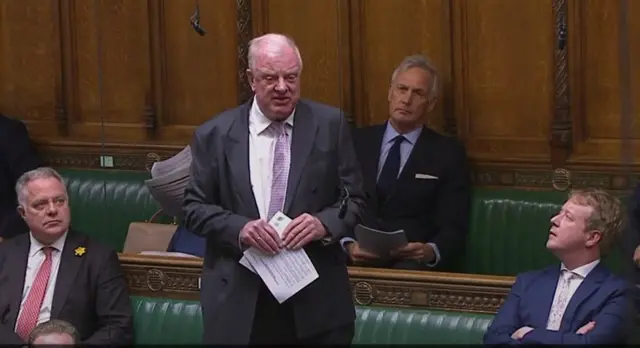 Sir Edward Leigh standing in the Commons