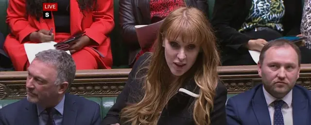 Angela Rayner at PMQs