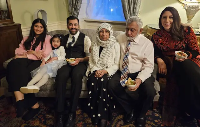 Humza and family