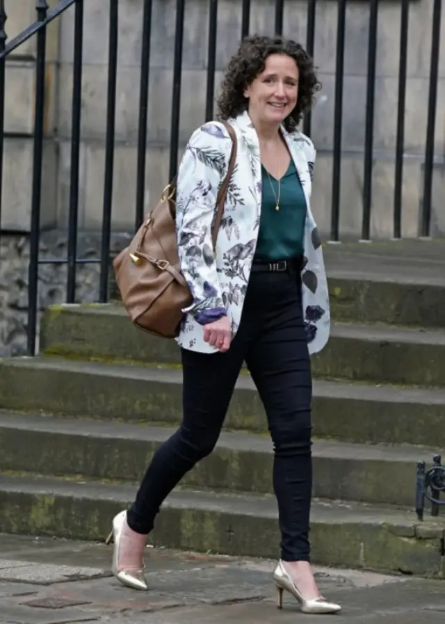 Mairi Gougeon arrives at Bute House