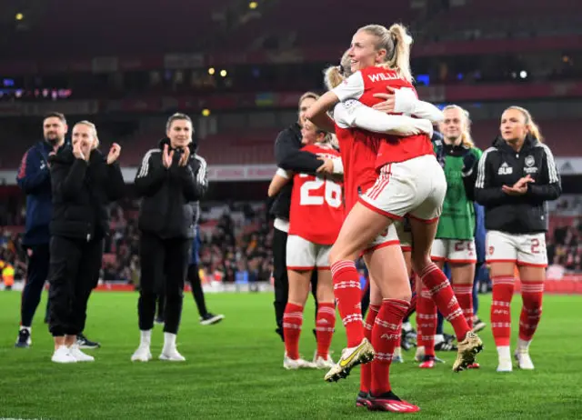 Arsenal celebrate