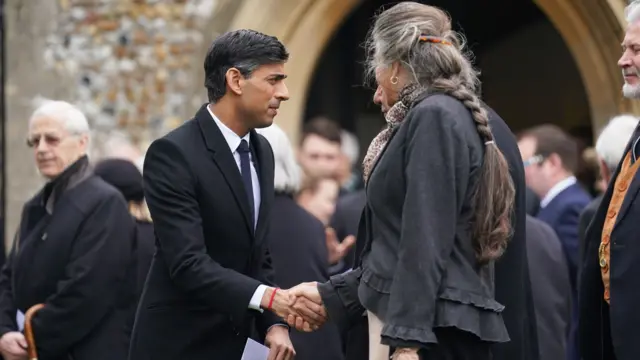 Sunak at Boothroyd funeral