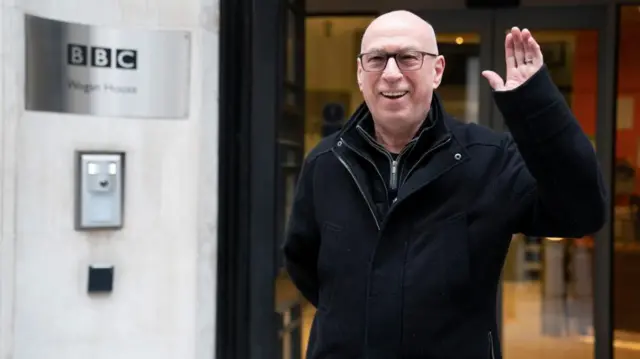 Ken Bruce at Wogan House
