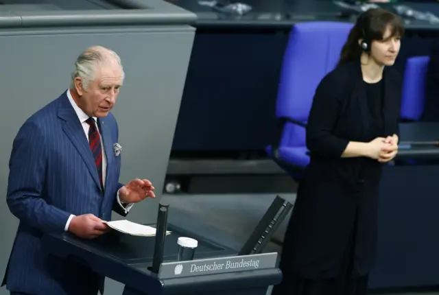 King Charles III addresses the Bundestag