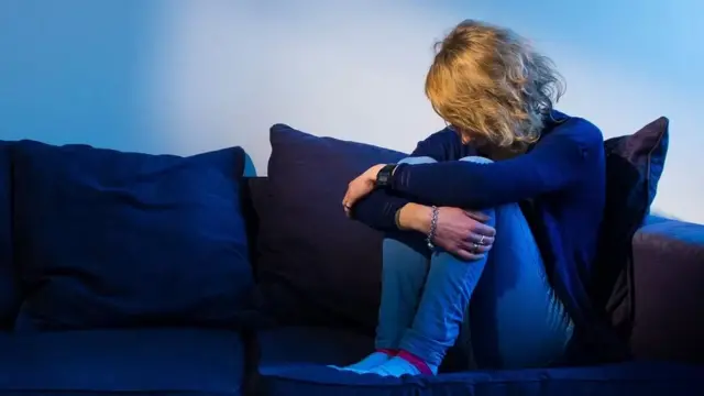 girl on sofa