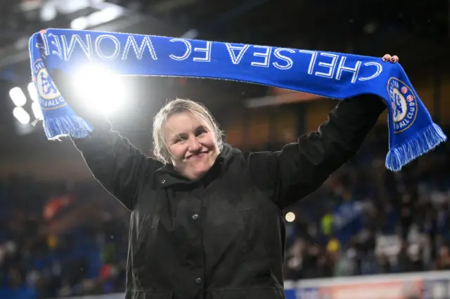 Emma Hayes celebrates