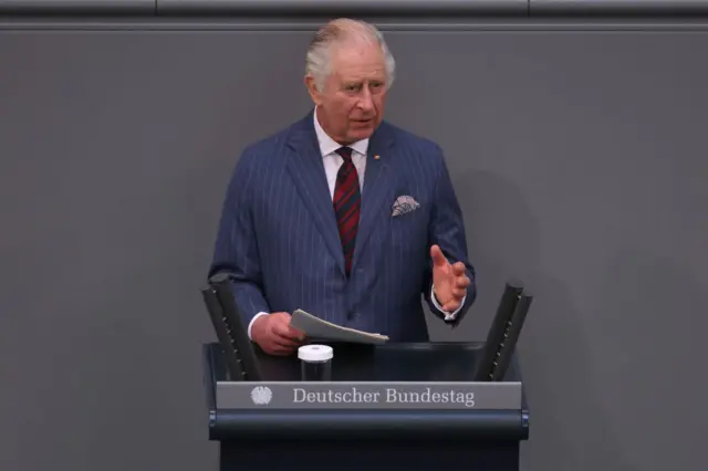 Charles at the Bundestag