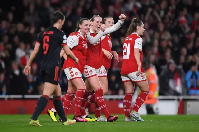 Arsenal celebrate