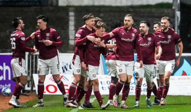 Arbroath celebrate