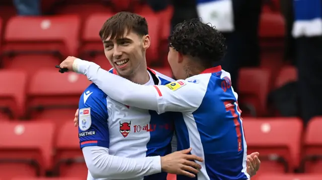 Blackburn celebrate