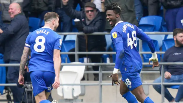 Cardiff celebrate