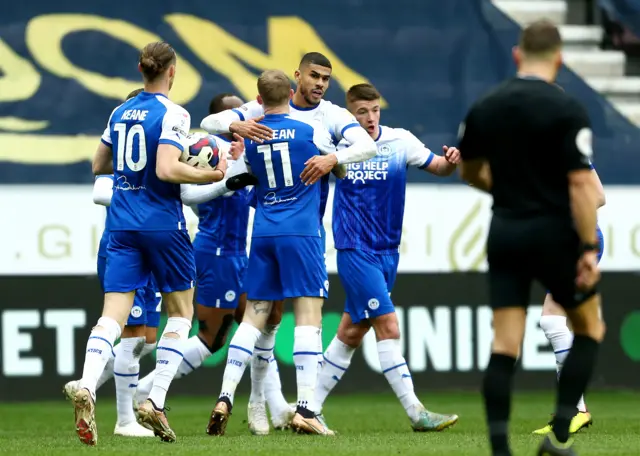 Wigan celebrate