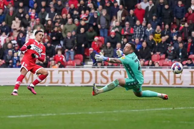 Aaron Ramsey scores for Middlesbrough