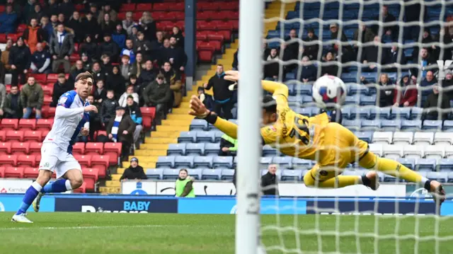 Harry Pickering scores for Blackburn