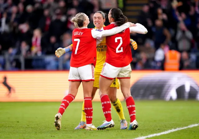 Arsenal celebrate