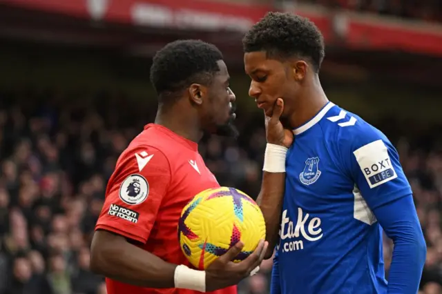 Serge Aurier and Demarai Gray