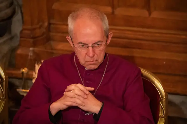 Justin Welby, the archbishop of Canterbury