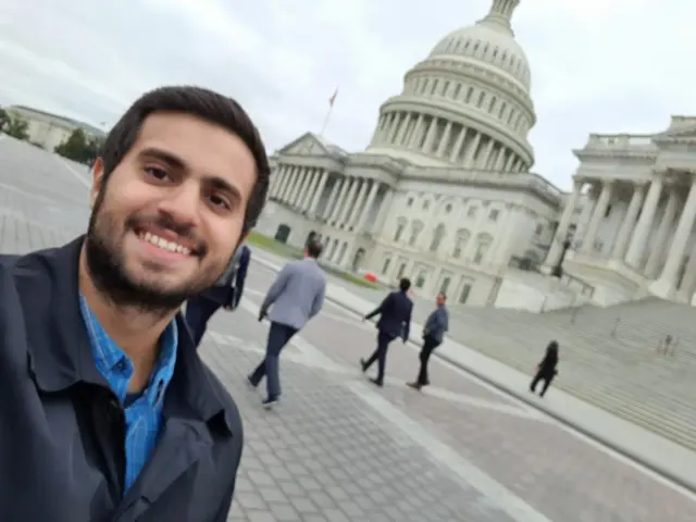 Abdelrahman ElGendy in Washington DC.