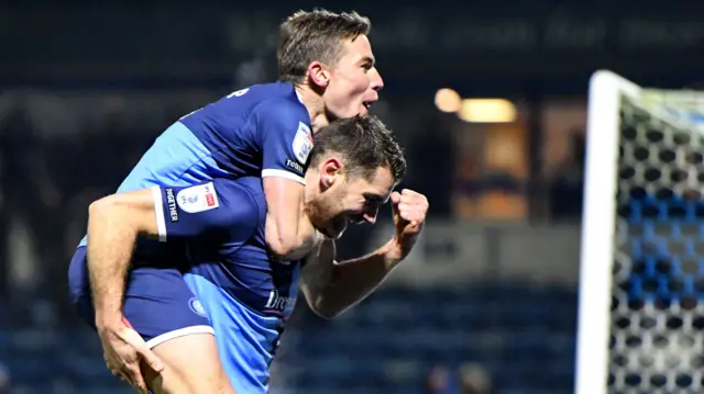 Wycombe celebrate