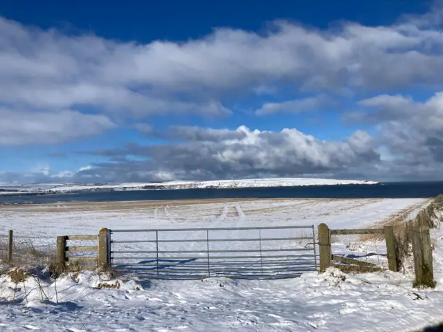 This stunning picture was taken in Thurso this morning