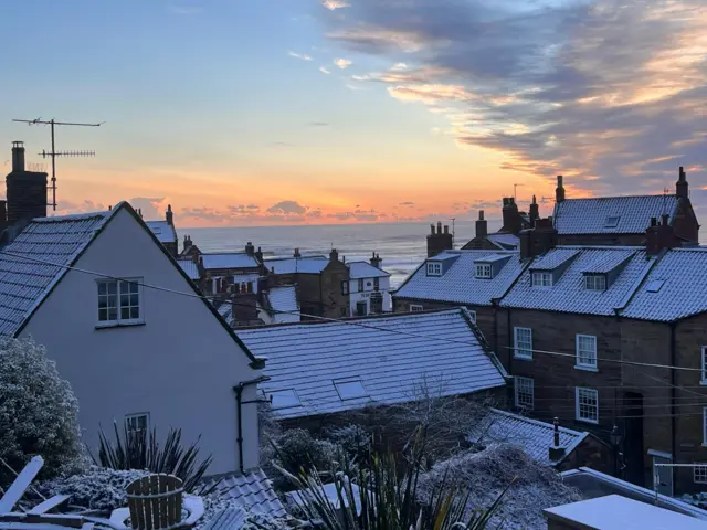 Sunset over Whitby