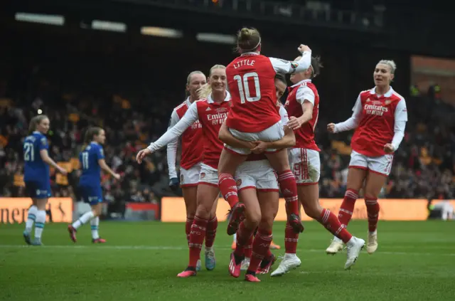 Arsenal celebrate