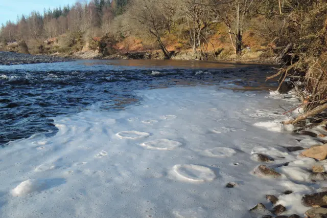 Temperatures dipped below freezing in Lochcarron, in the Scottish Highlands