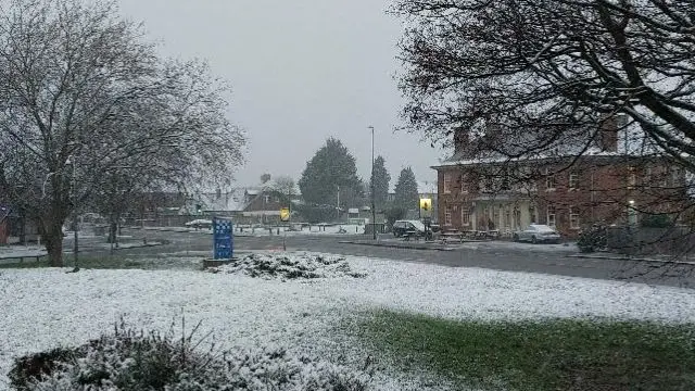 Snow in Shrewsbury