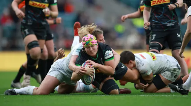 Harlequins prop Hannah Sims