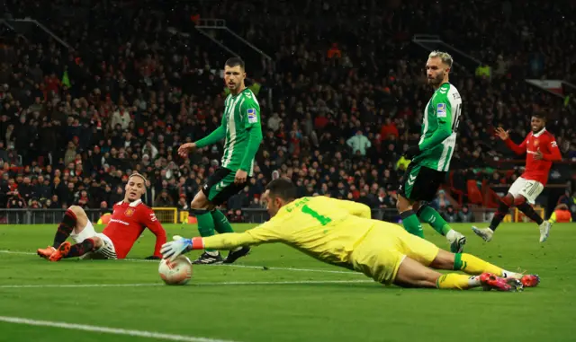 Claudio Bravo collects a loose ball