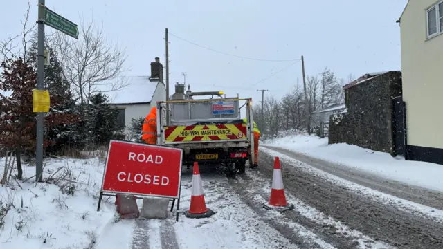 Snow at High Peak, Derbyshire