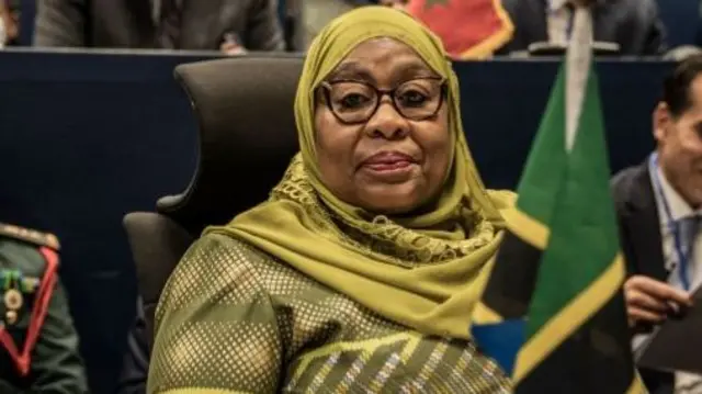 President of Tanzania Samia Suluhu Hassan