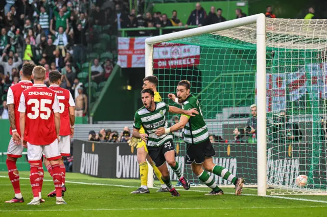 Goncalo Ignacio celebrates