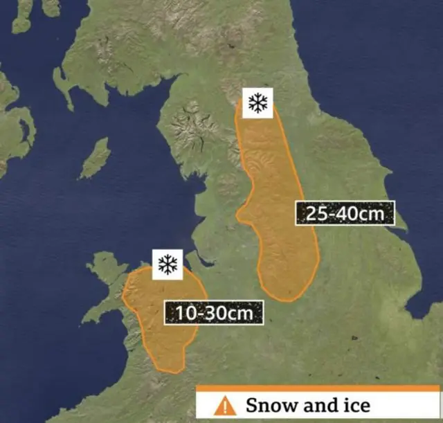 A weather graphic