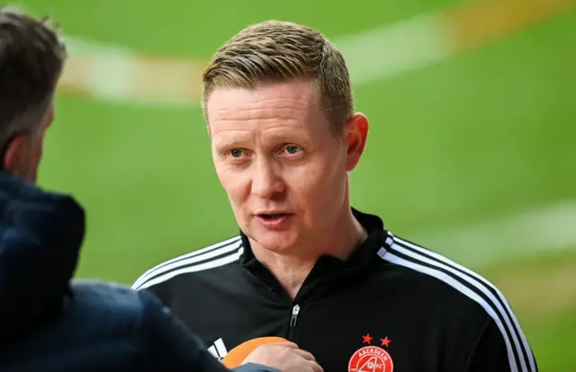 Aberdeen manager Barry Robson