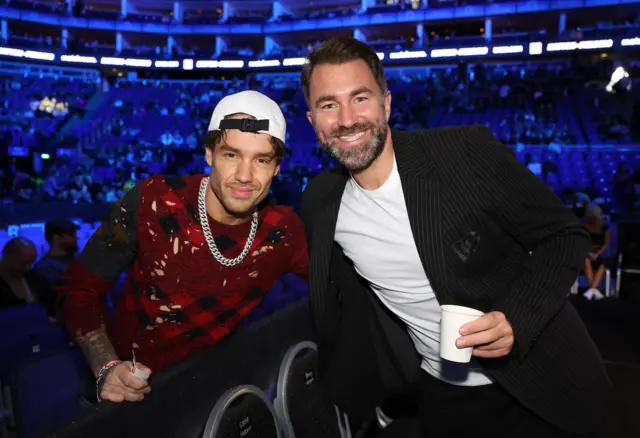 Liam Payne and Eddie Hearn