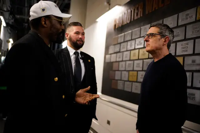 Derek Chisora, Tony Bellew and Louis Theroux