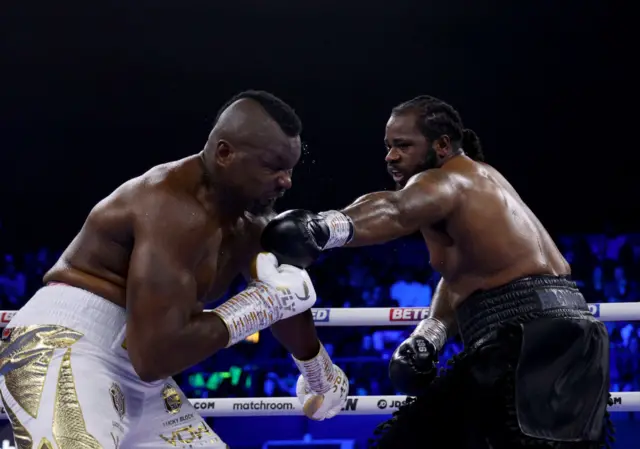 Dillian Whyte and Jermaine Franklin