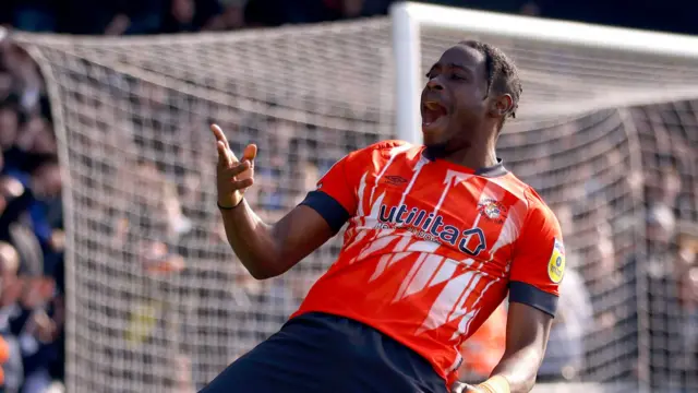 Luton celebrate