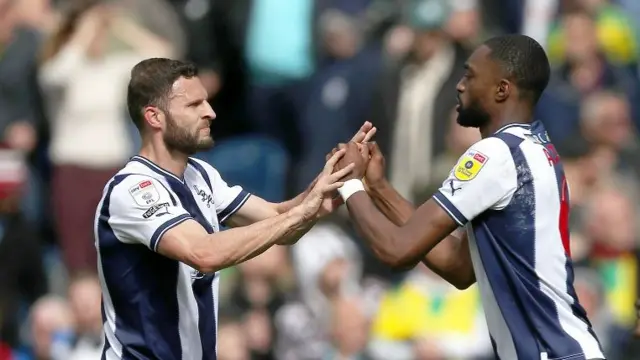 West Brom celebrate