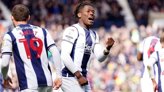 West Brom celebrate