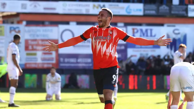 Luton celebrate