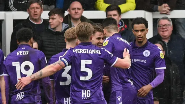 Stevenage celebrate