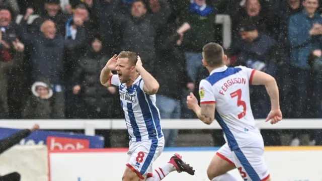 Hartlepool celebrate