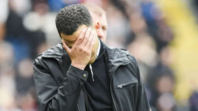 Liam Rosenior dejected