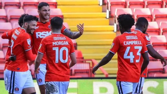 Charlton celebrate