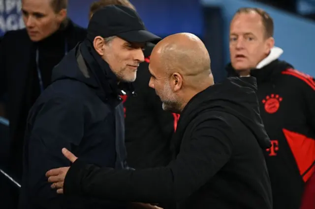 Guardiola and Tuchel.